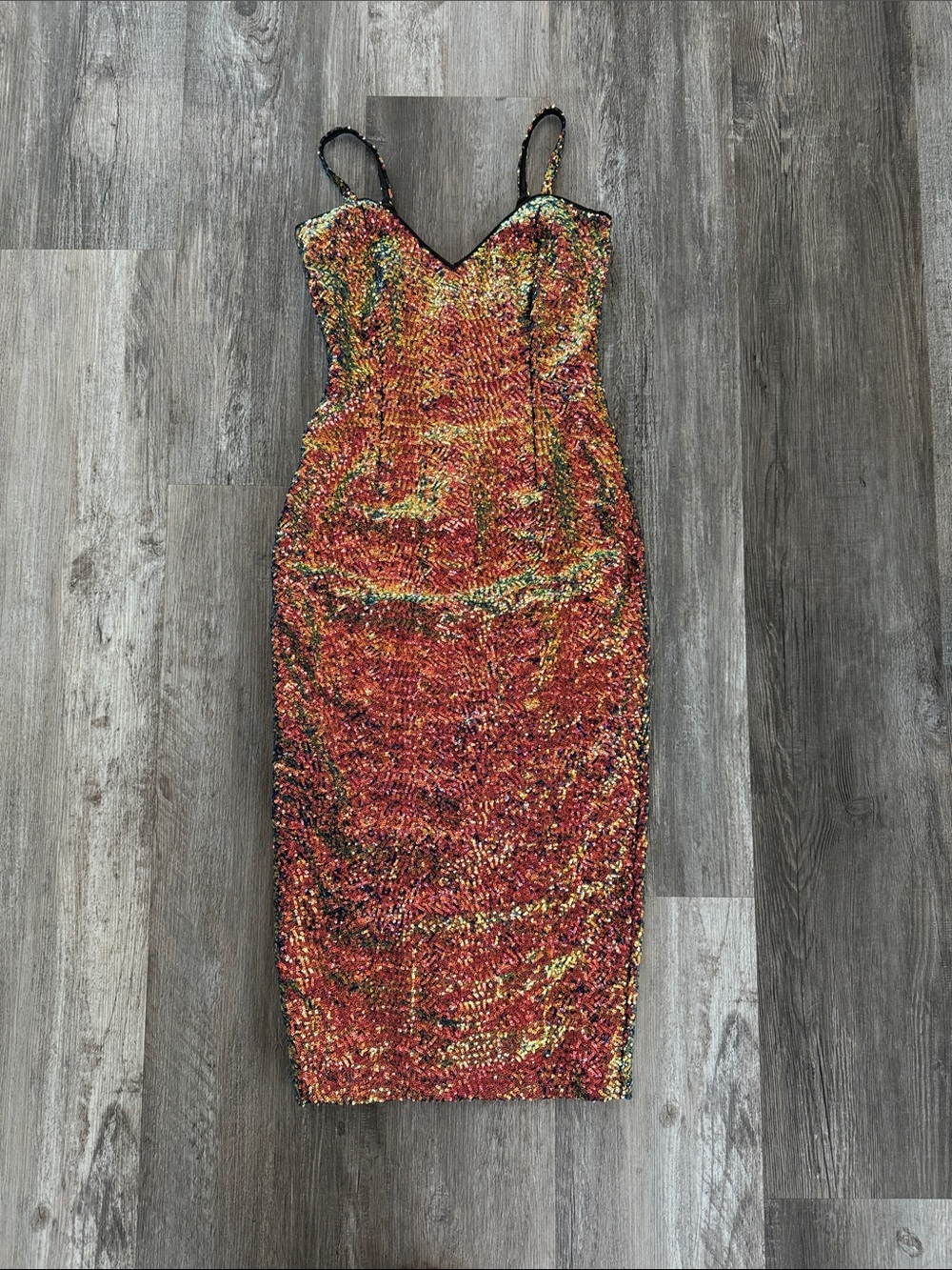 GLITZ & GLAMOUR DRESS IN Scarab SEQUINS - VIXEN BY MICHELINE PITT